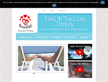 Tablet Screenshot of healthtourismtoturkey.com